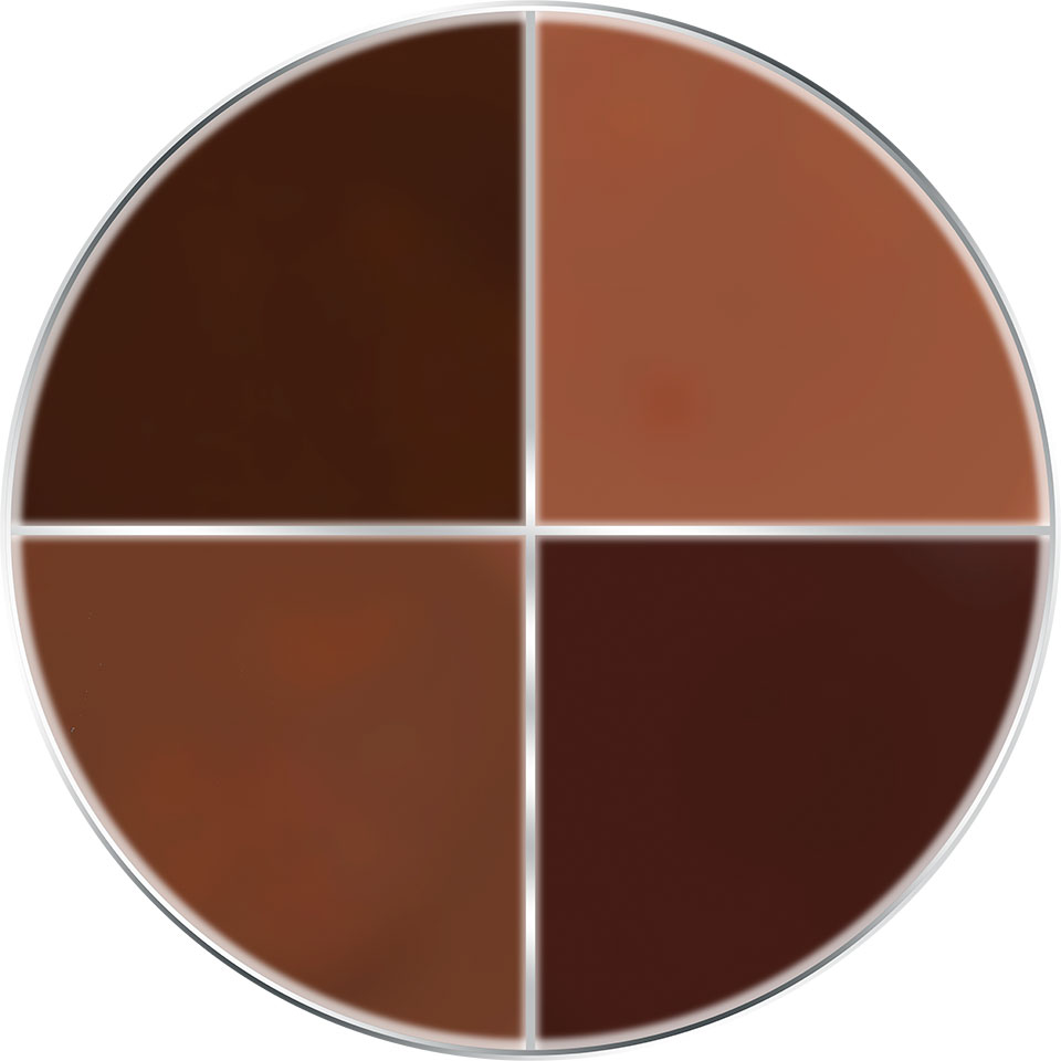 Supracolor Quartet CONTOUR & SHADING - Kryolan