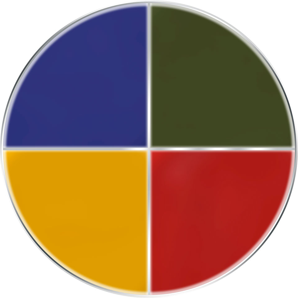 Supracolor Quartet MULTI COLOR - Kryolan