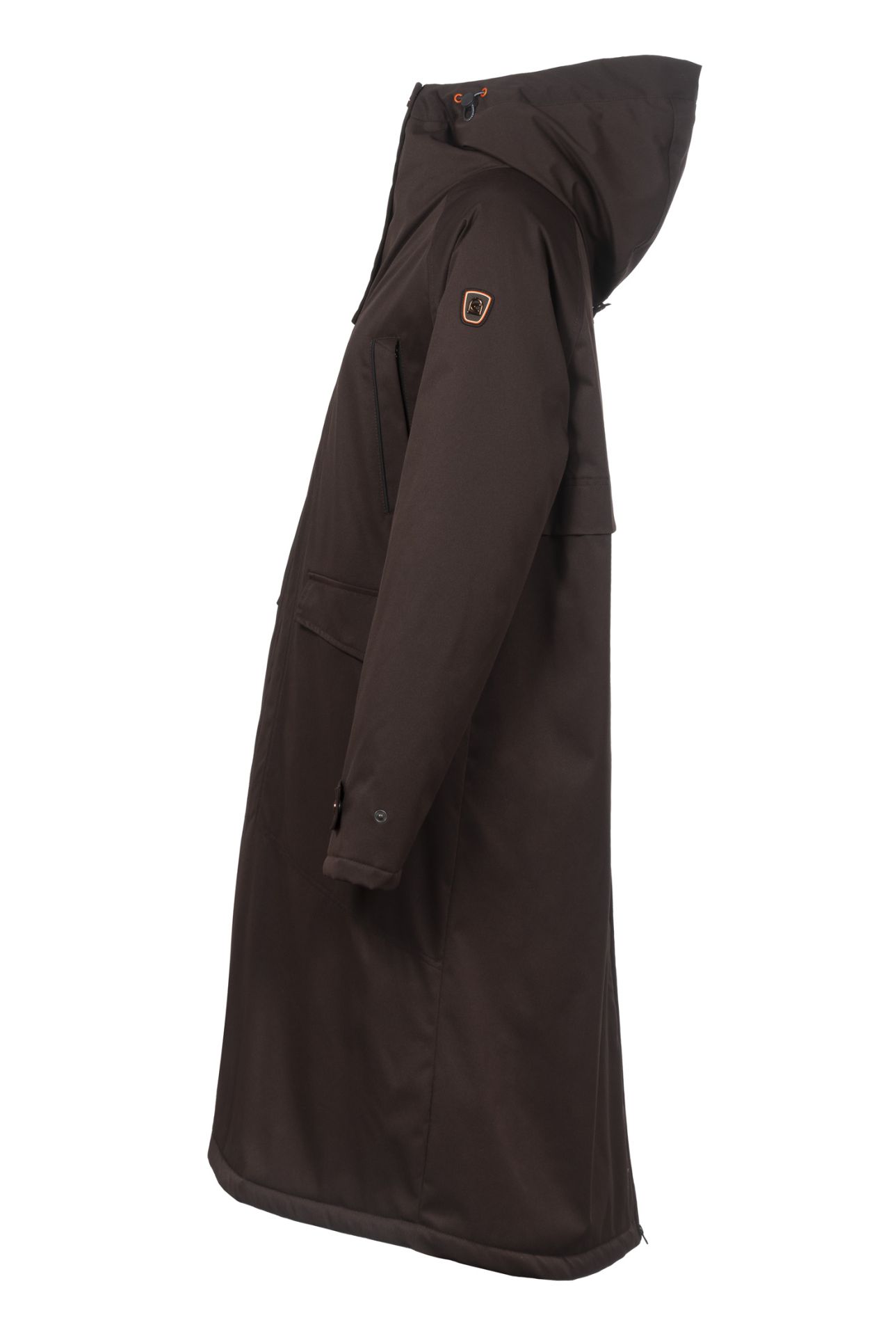 CAVALLIOR MAXI COAT – Espresso - Teddylining