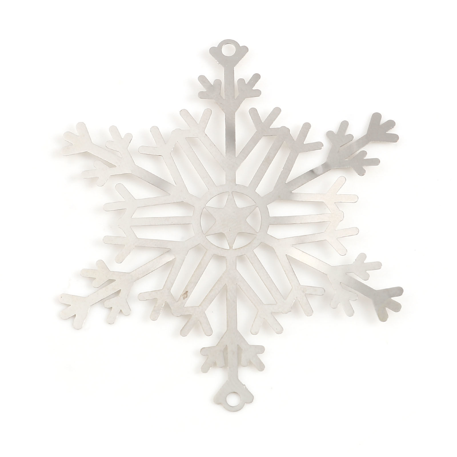 Charm Snowflake filligree ,  Silver