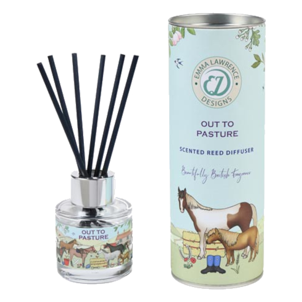 Reed Diffuser Emma Lawrence Designs Horse Motif Out To Pastures