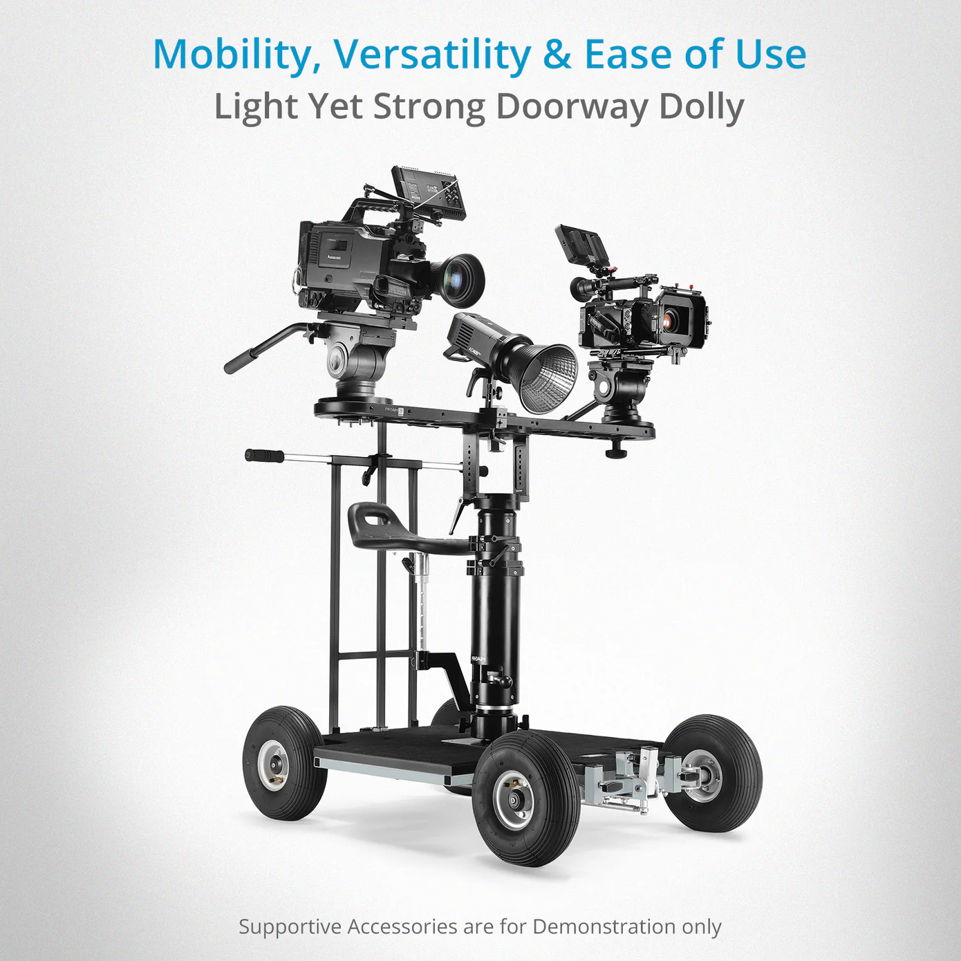 Proaim Quad Prime Camera Doorway Dolly  250kg - 5