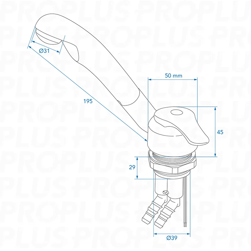 BLANDARE Samba - 10mm Hose connection - 2