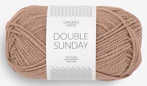 Sandnes Double Sunday 3041 Mörk mandel