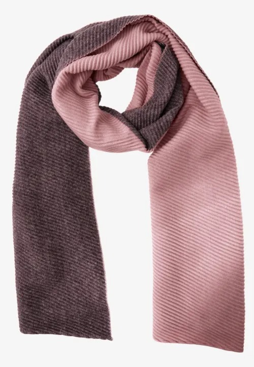 2 Color Warm Plissé Longscarf - Street One