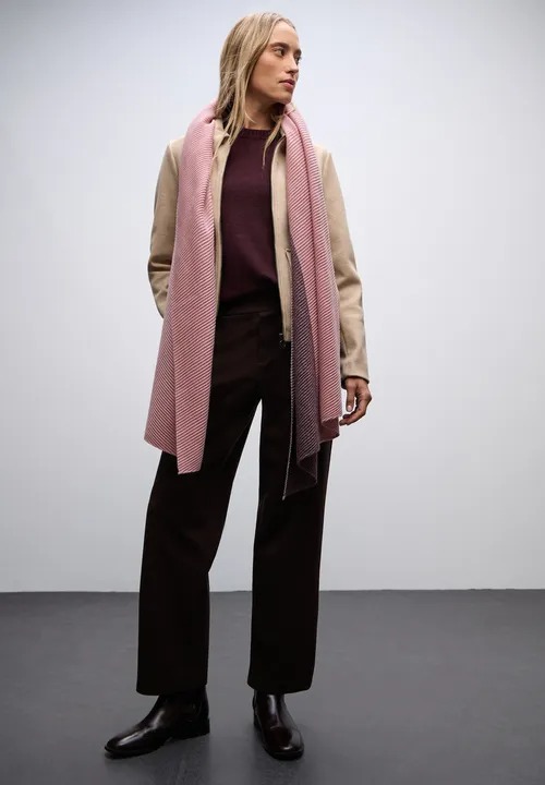 2 Color Warm Plissé Longscarf - Street One - 4
