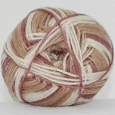 Hjertegarn Sock 4 Print 0035 Stickfasthet 30m/10 cm på stickor 3,00 mm