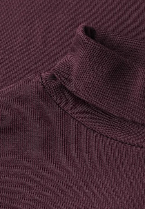 LTD QR Basic Rib Roll Neck - Jazz Berry - Street One - 5
