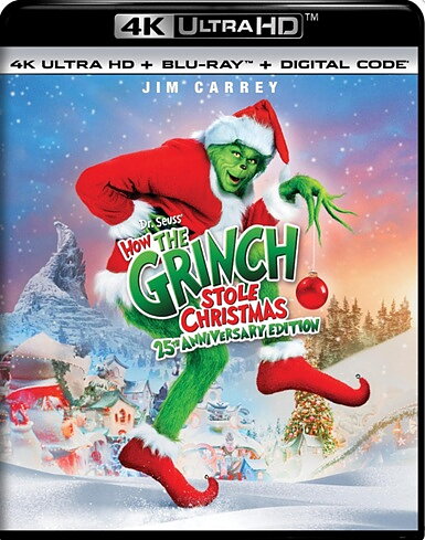 Dr. Seuss' How The Grinch Stole Christmas - 25th Anniversary Edition (BLU-RAY 4K ULTRA HD + BLU-RAY)