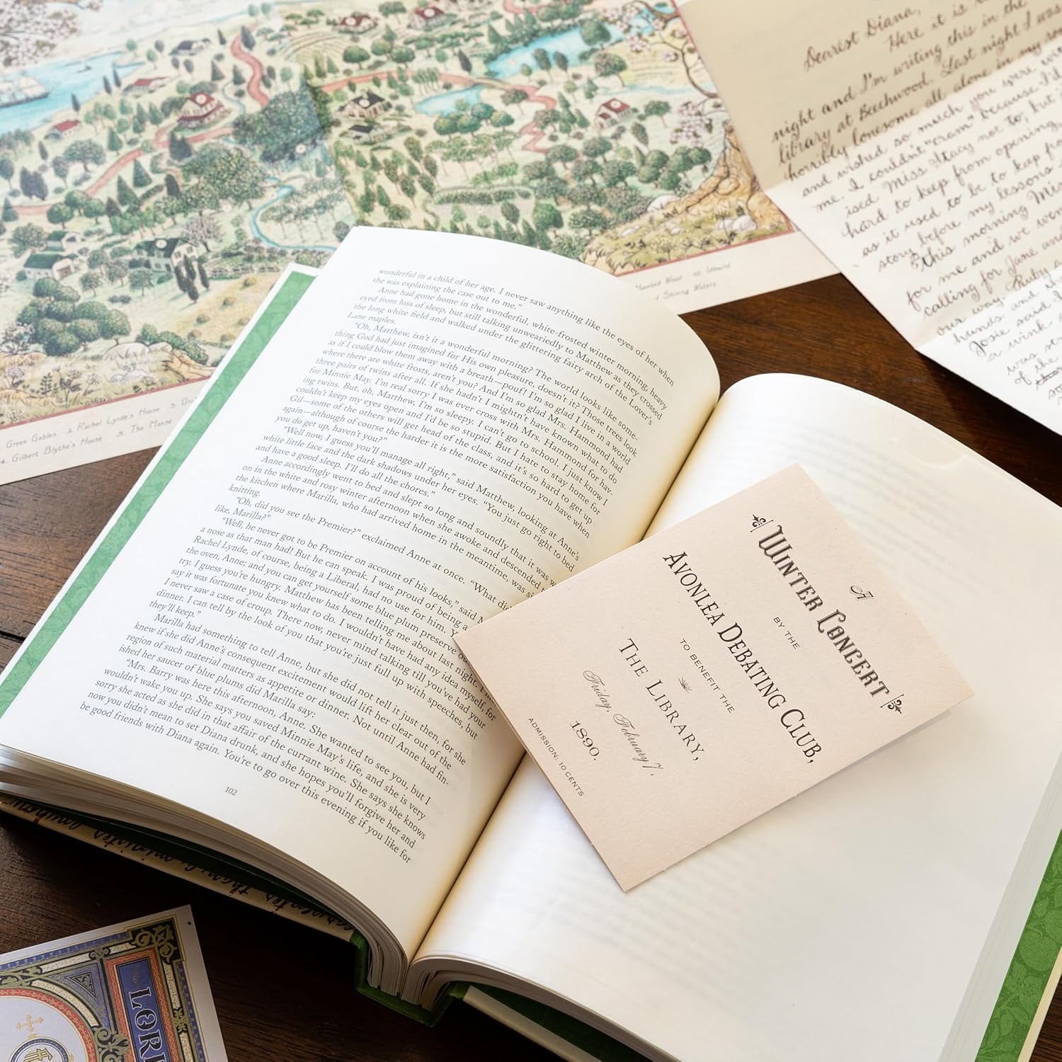 L M Montgomery : Anne of Green Gables - utgåva med brev och andra dokument handskrivna och handvikta - 7