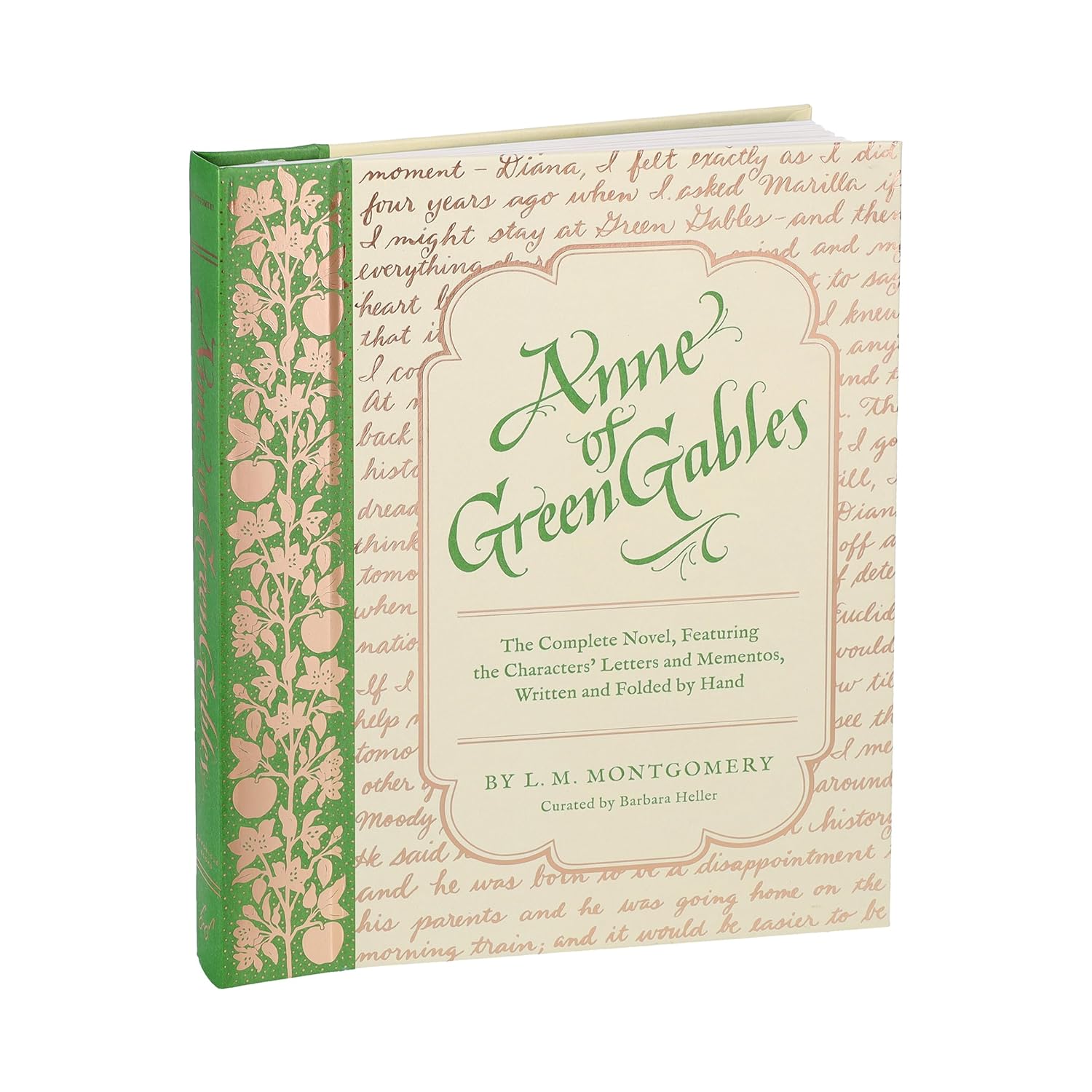L M Montgomery : Anne of Green Gables - utgåva med brev och andra dokument handskrivna och handvikta