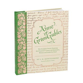 L M Montgomery : Anne of Green Gables - utgåva med brev och andra dokument handskrivna och handvikta