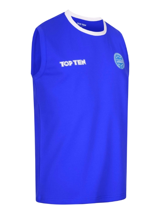 Topten Sleeveless T-Shirt WAKO Kick Light Basic Blå