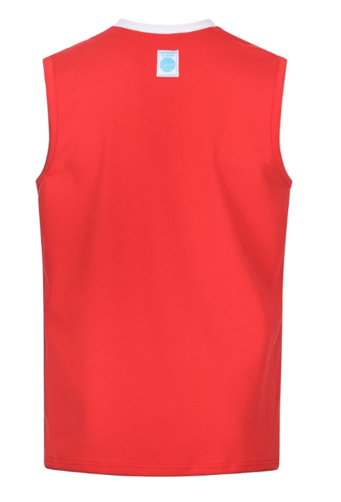 Topten Sleeveless T-Shirt WAKO Kick Light Basic Red - 2