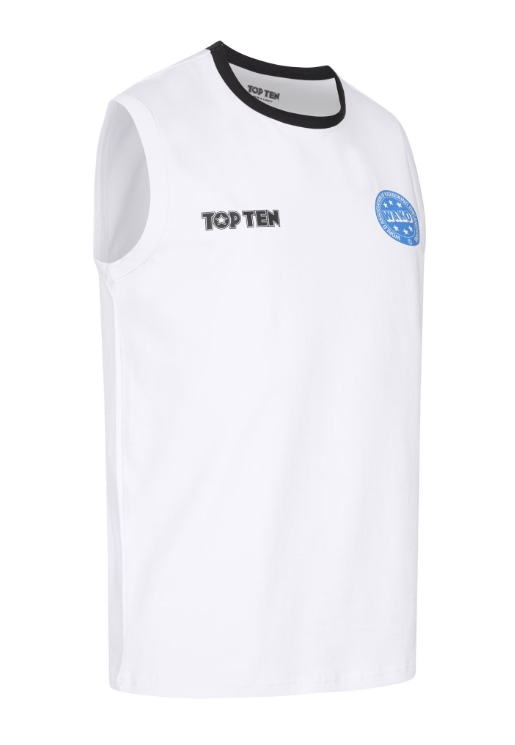 Topten Sleeveless T-Shirt WAKO Kick Light Basic White
