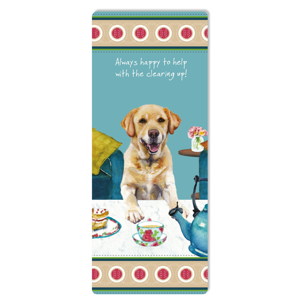 Bokmärke The Little Dog Laughed Hundmotiv Yellow Labrador