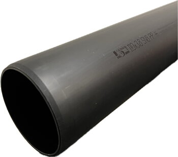 PP Markrör 110X1m KZ svart utan muff