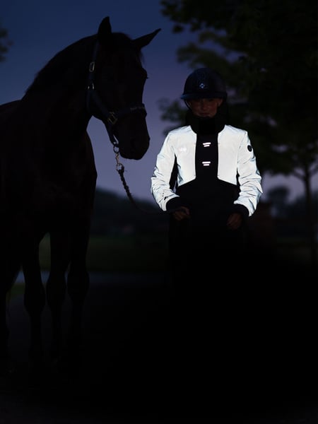 Uhip Reflective Jacket - Black - Waterproof