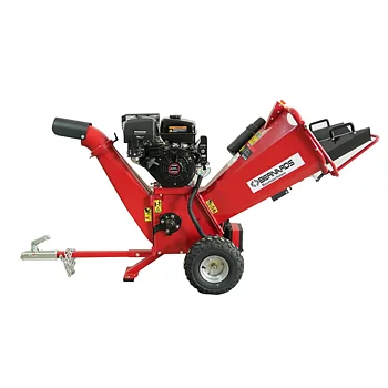 Flismaskin Bernards RCG11 med  15hk bensinmotor. Nu med elstart!