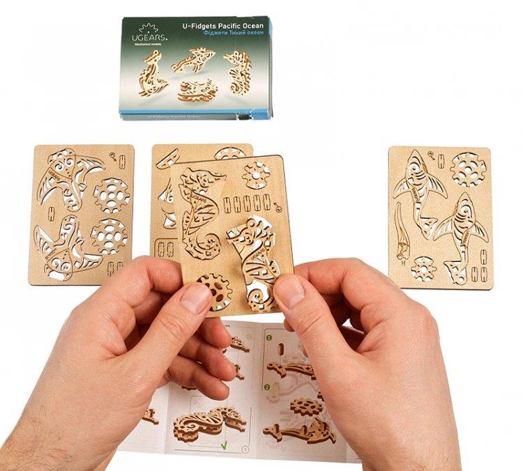 Ugears U-Fidget Pacific Ocean - 16