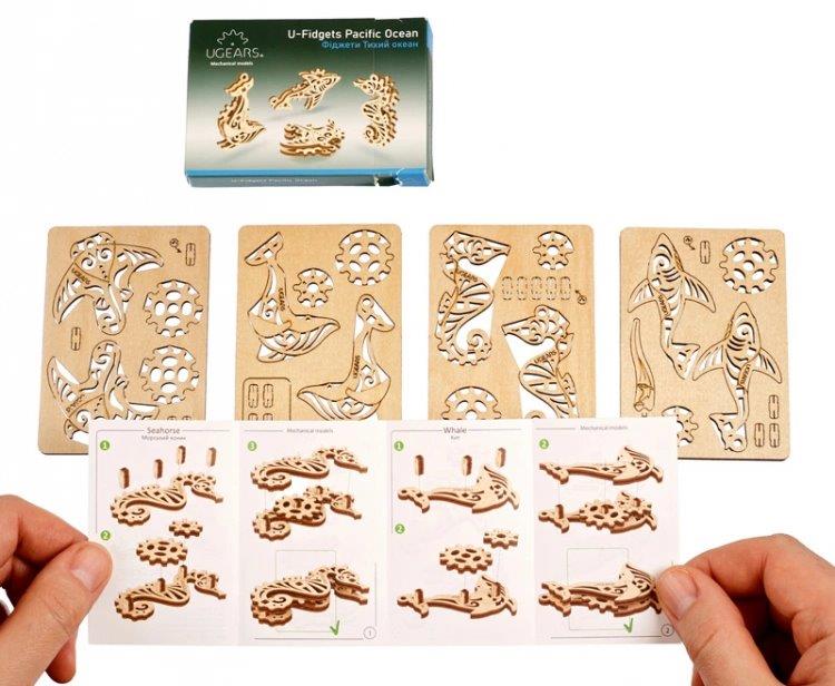 Ugears U-Fidget Pacific Ocean - 15
