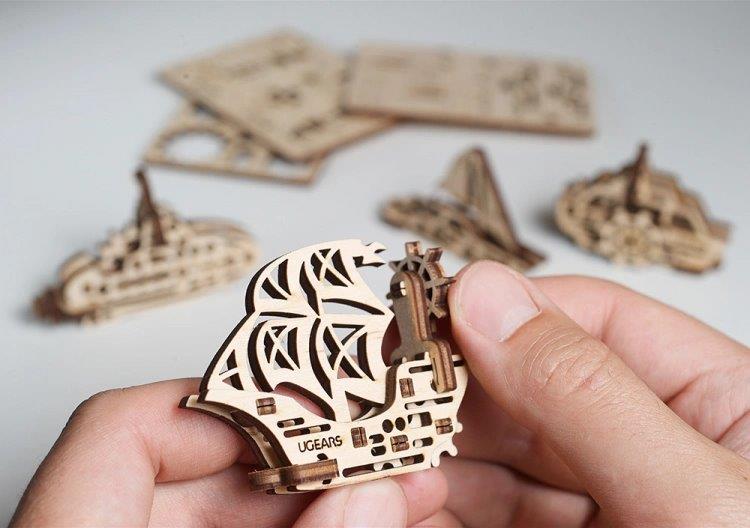 Ugears U-Fidget Ships - 6