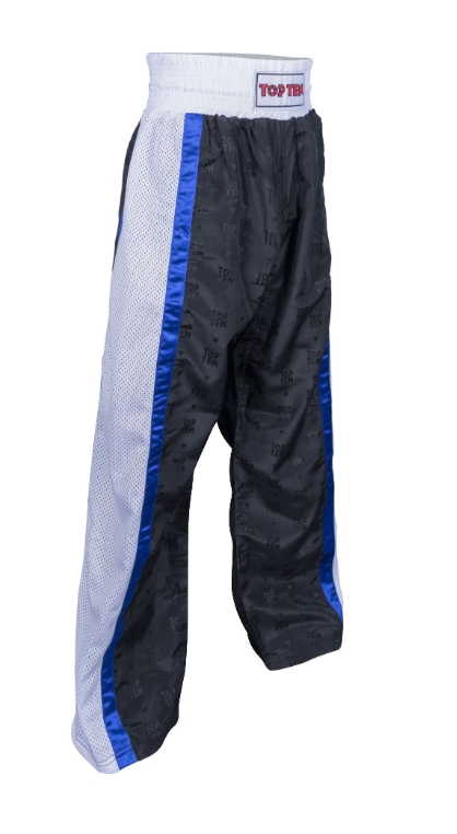 Topten trouser Mesh black/vit
