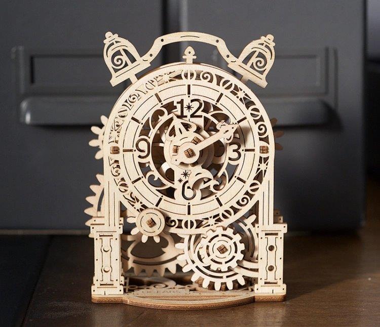 Ugears Vintage Alarm Clock - 13