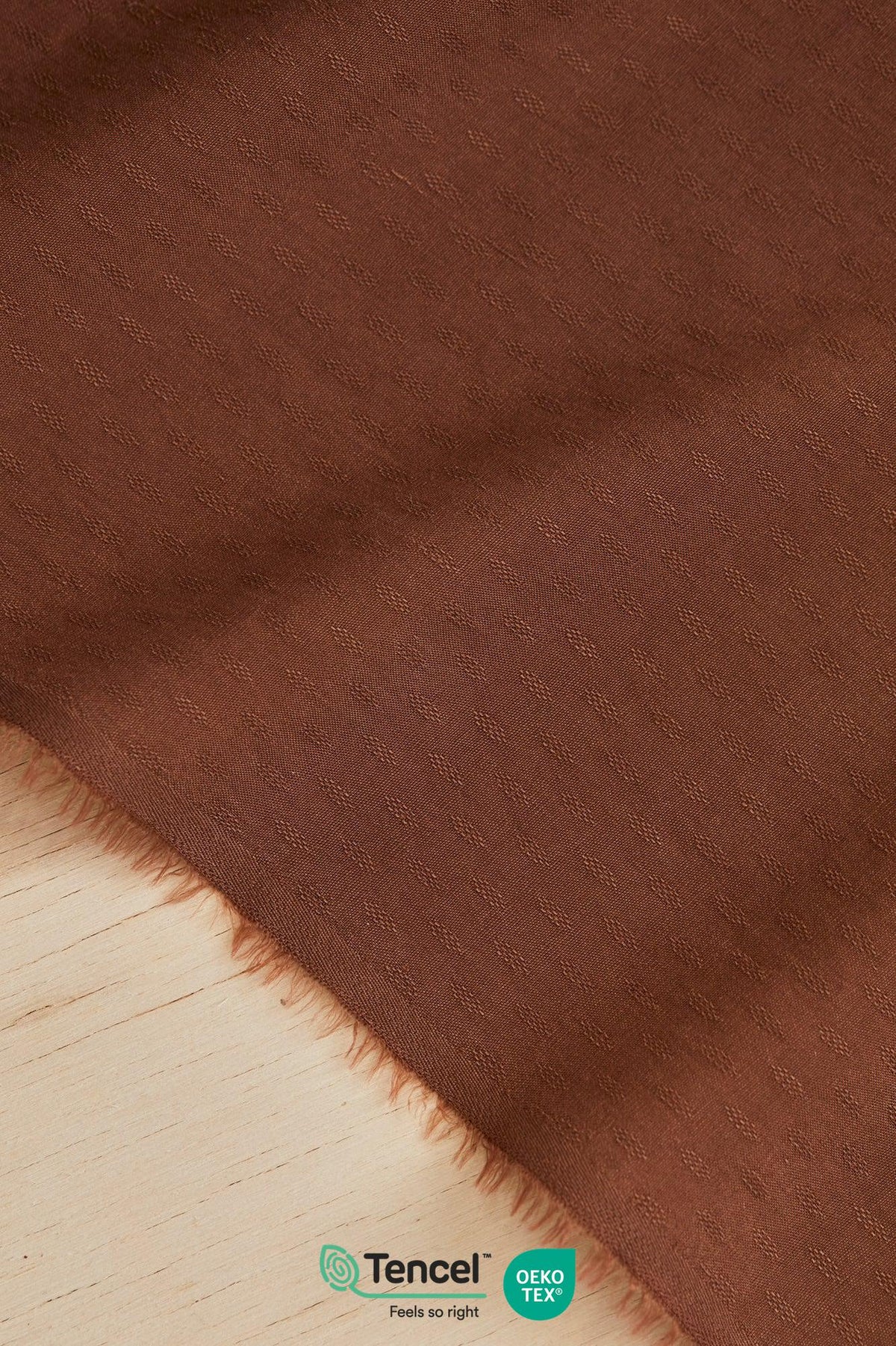 DIAMOND JACQUARD TENCEL ™ - PECAN
