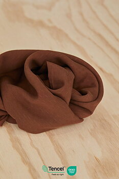 DIAMOND JACQUARD TENCEL ™ - PECAN