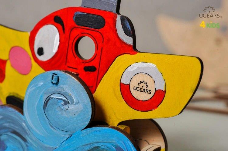 Ugears Ångbåt - 4Kids - 5