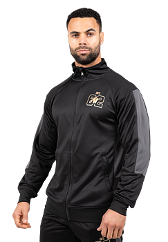 Devon Training Jacket, black/grey