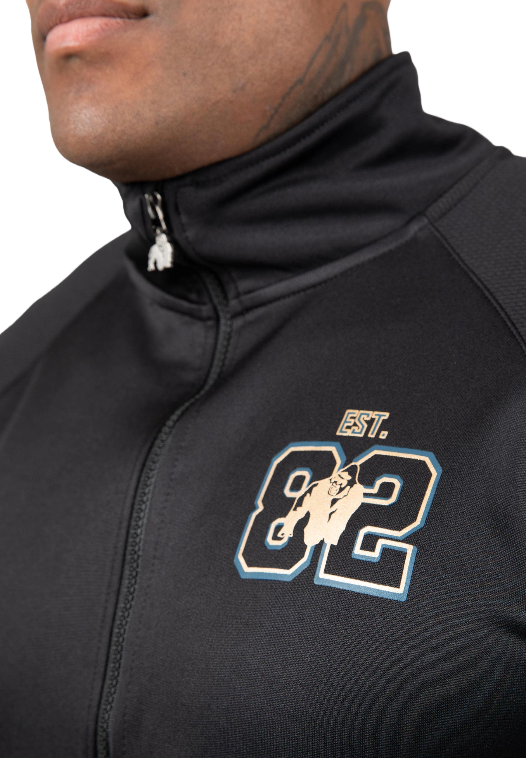 Devon Training Jacket, grey/blue - 7