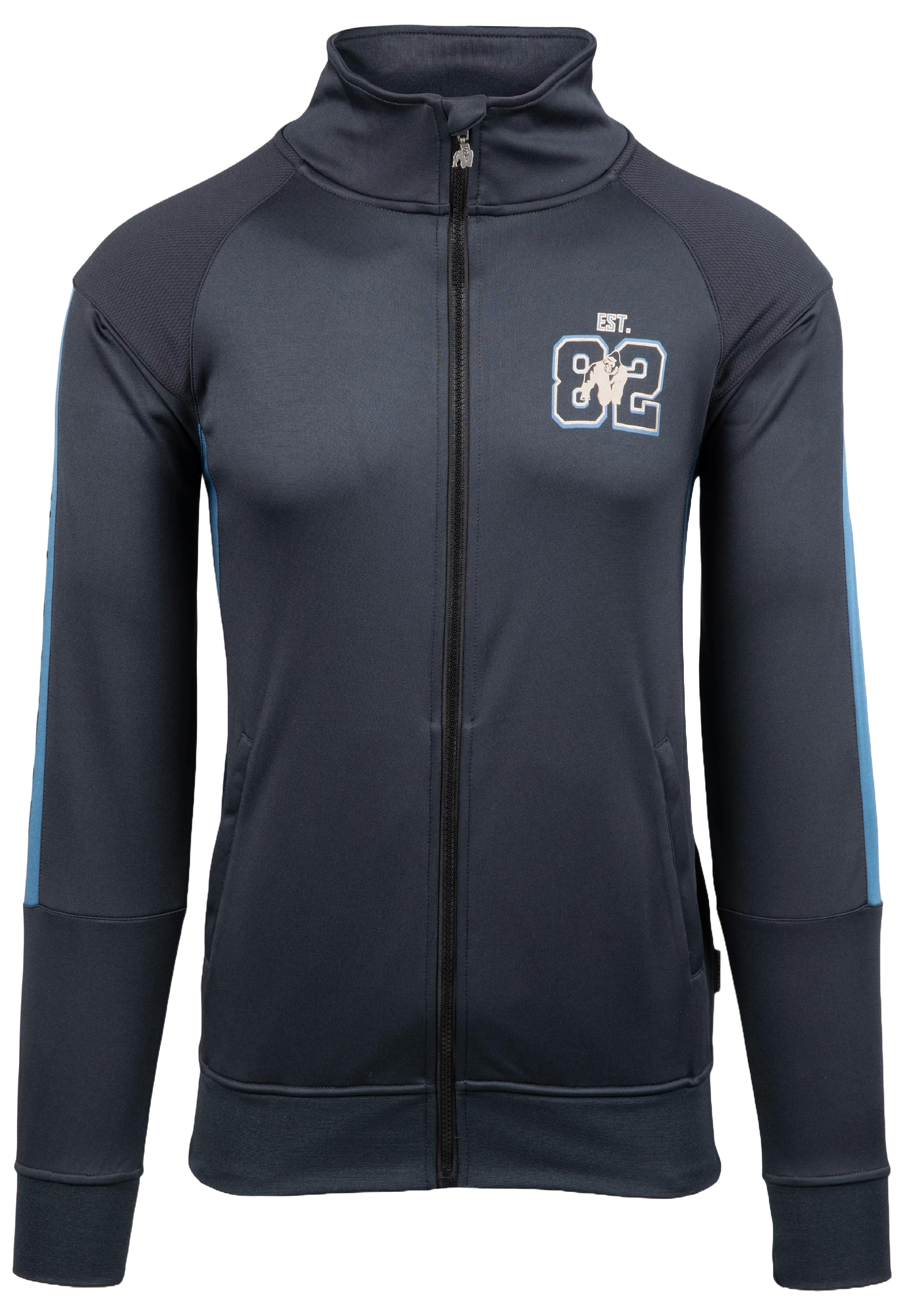 Devon Training Jacket, grey/blue - 5