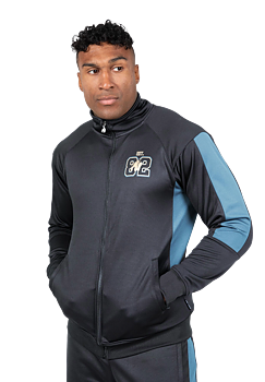 Devon Training Jacket, grey/blue