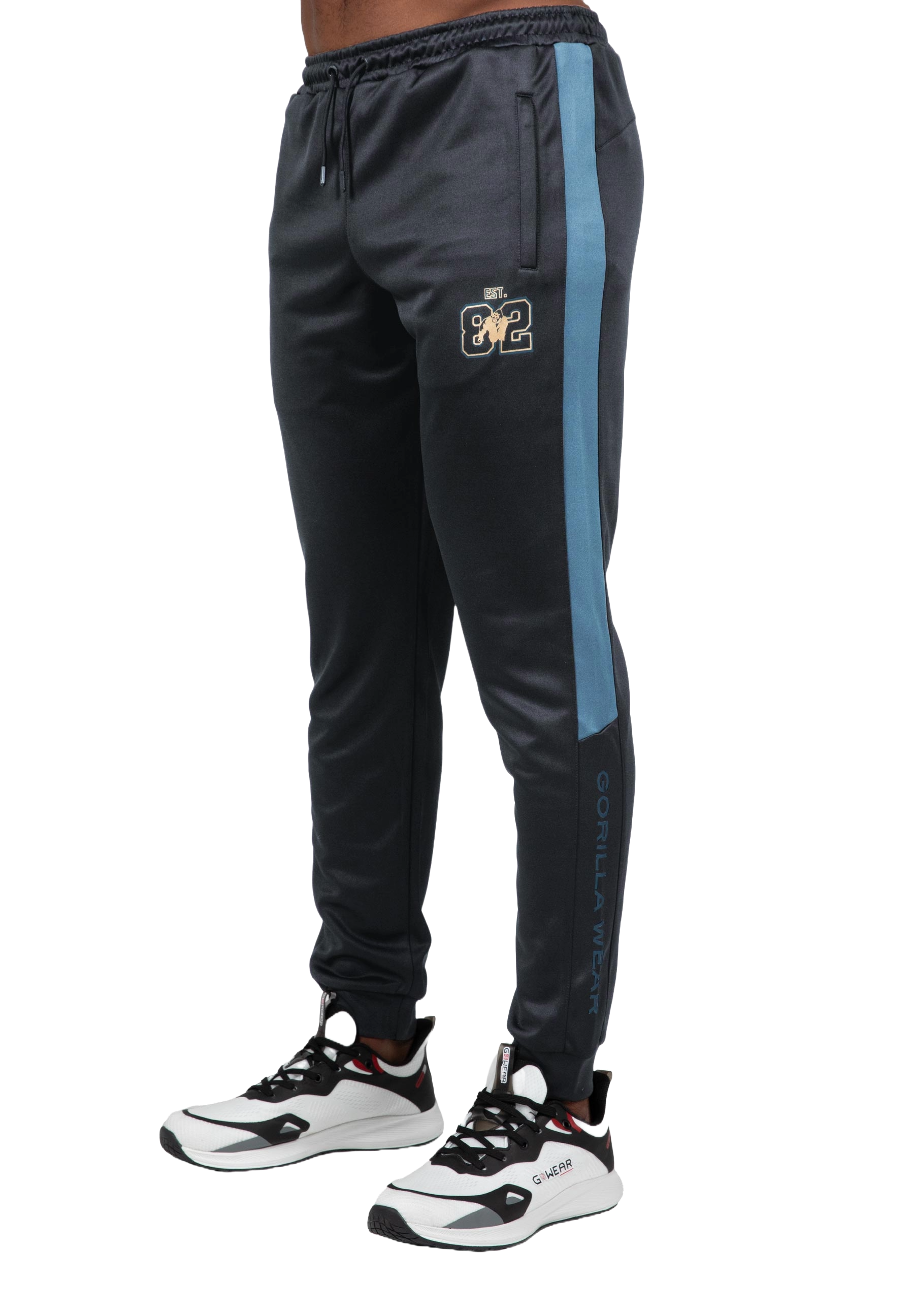 Devon Training Pants, grey/blue