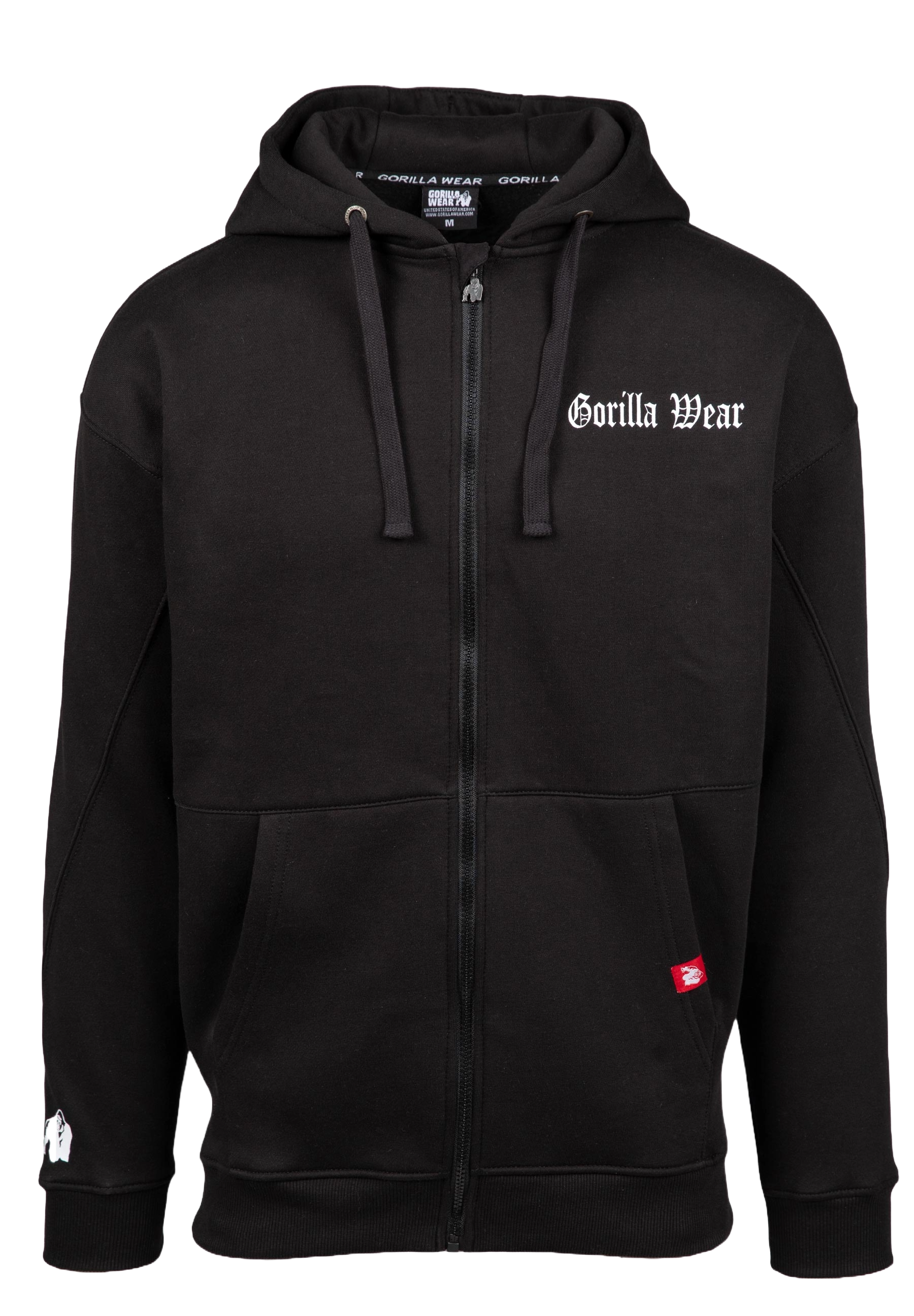 Utah Zipped Hoodie, black - 5
