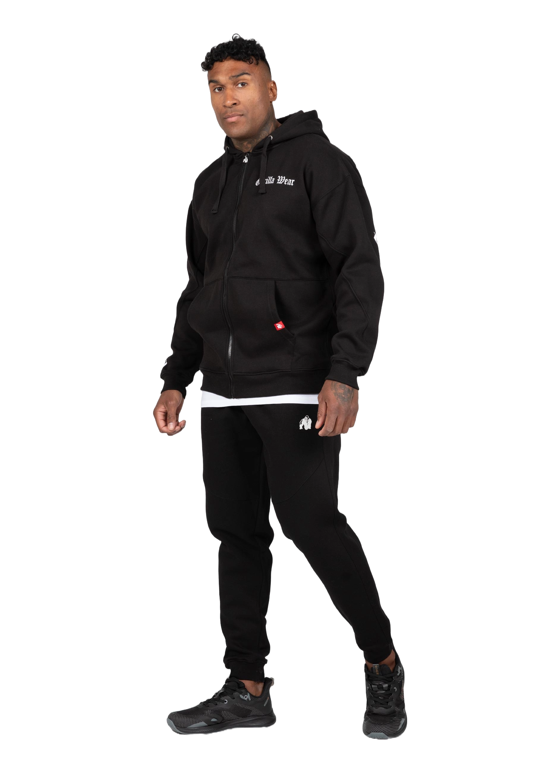 Utah Zipped Hoodie, black - 4