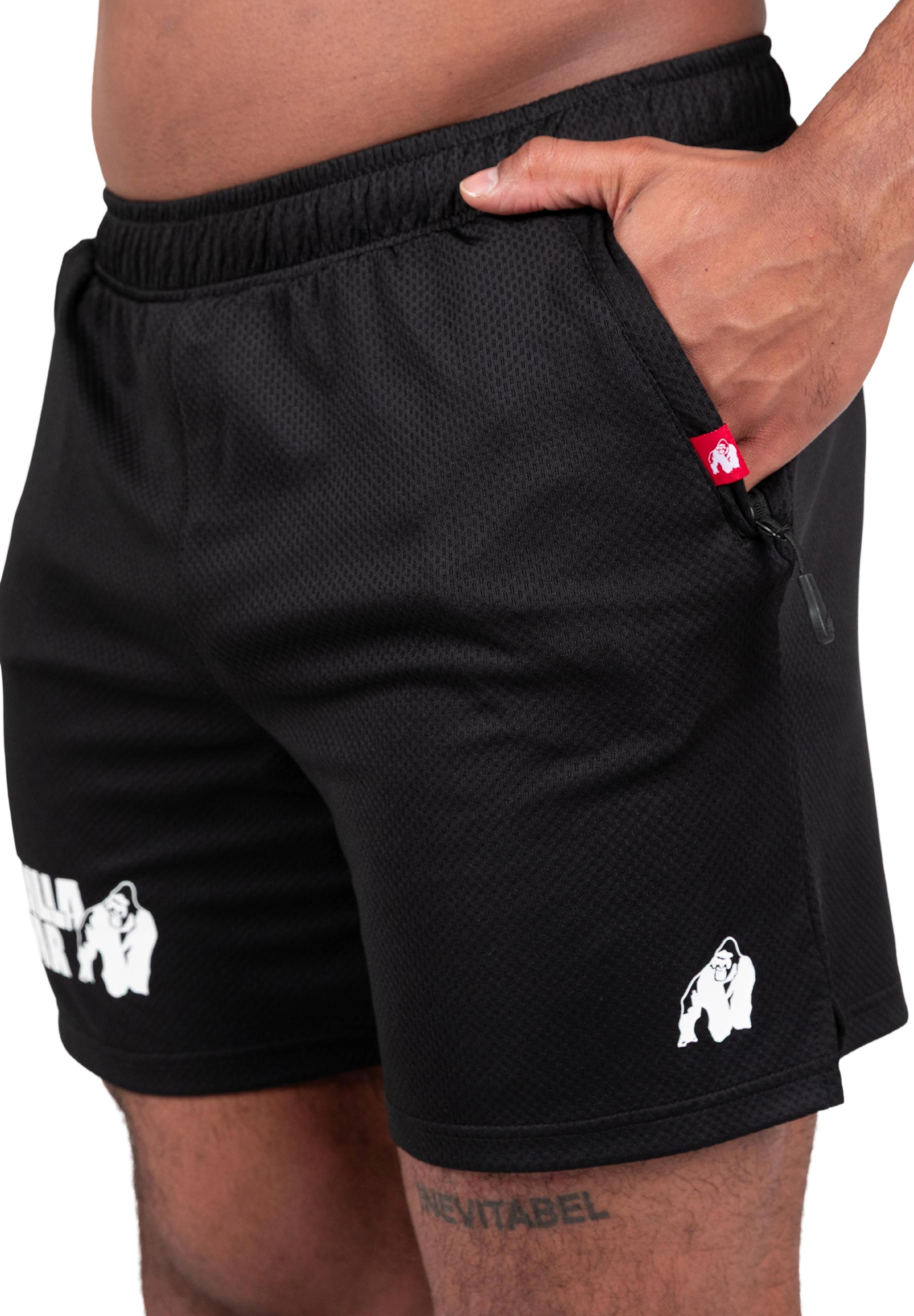 Miles Mesh Shorts, black - 7
