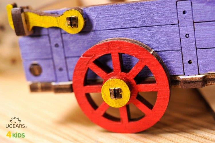 Ugears Åsna med Vagn - 4Kids - 3