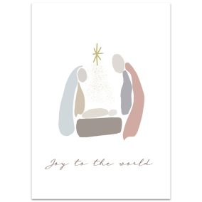 Julkort - Joy to the world