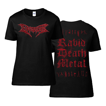 DISMEMBER - LADIES T-SHIRT, RABID DEATH METAL