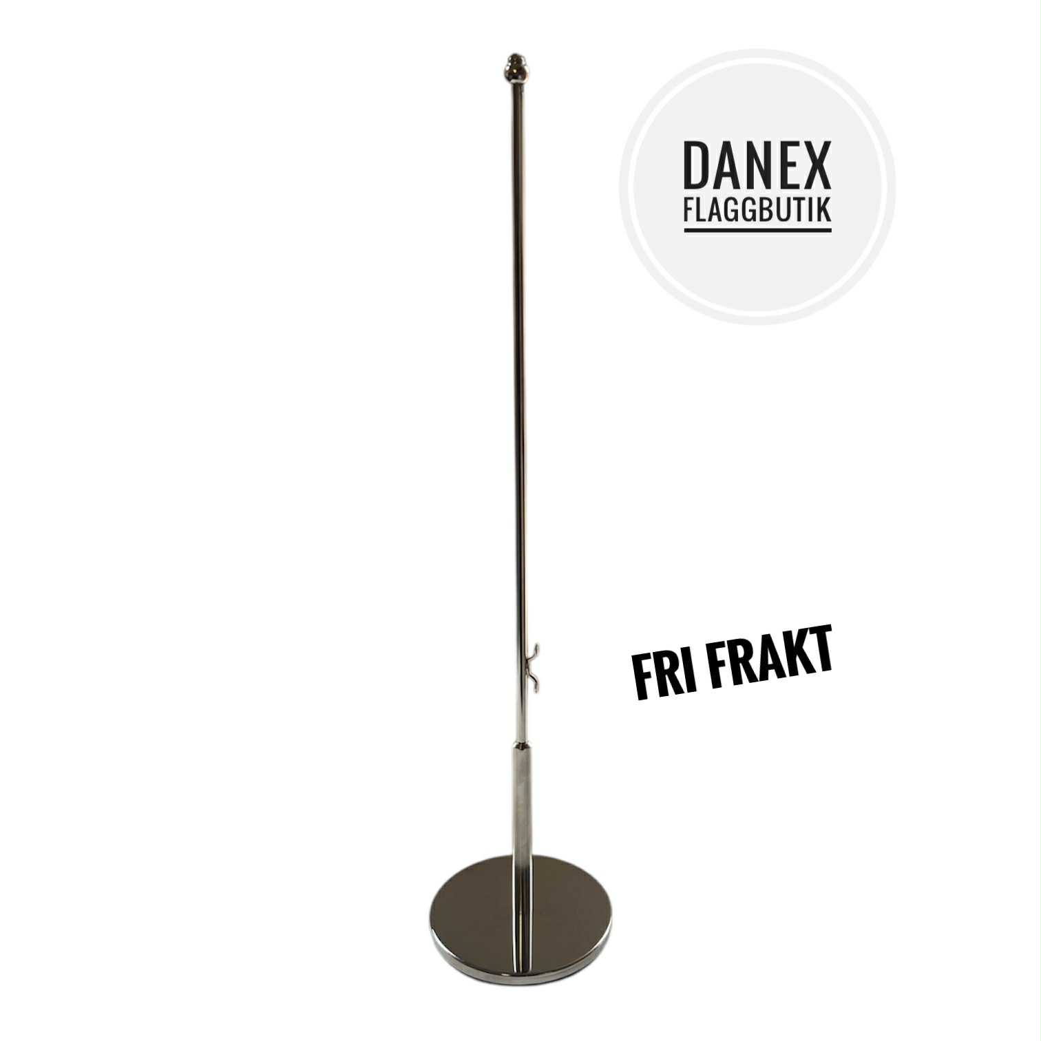 Bordsstång metallfot 40 cm - Fri frakt