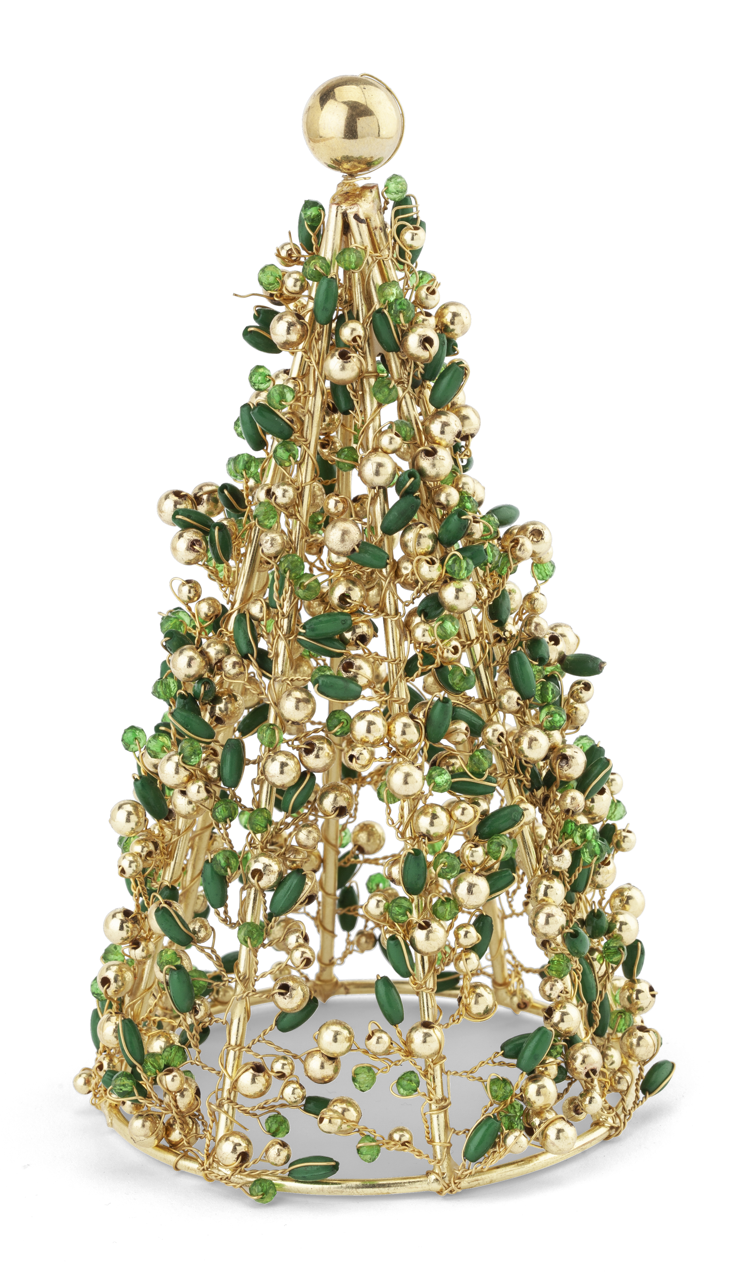 Deko - BEADED CHRISTMAS TREE - Chamois