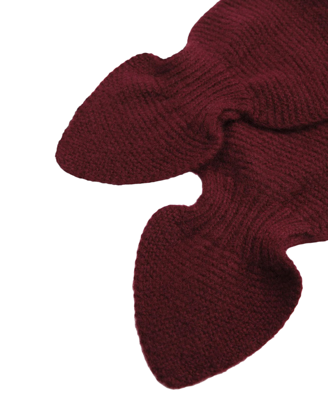 Kashmirsjal neck tie vinröd - 2