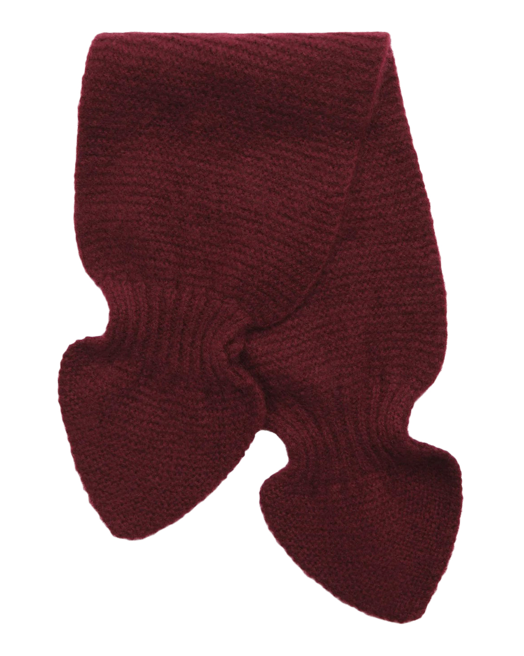 Kashmirsjal neck tie vinröd - 3