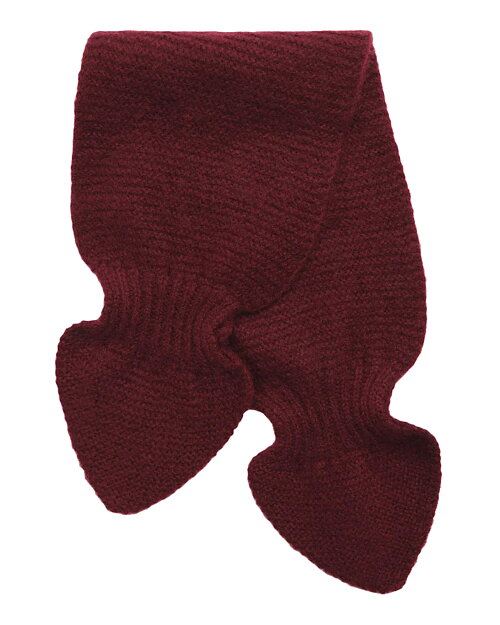 Kashmirsjal neck tie vinröd - 3