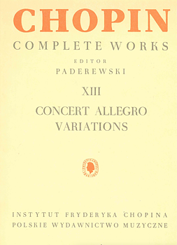 Chopin - Concert Allegro Variations