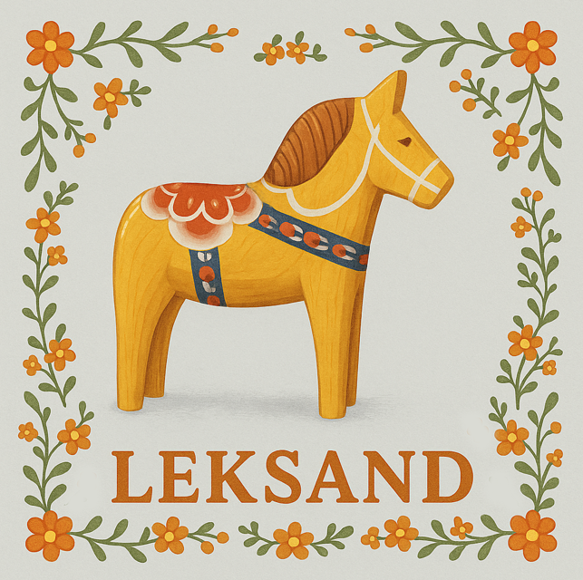 Dishcloth - Tribute to Leksand!