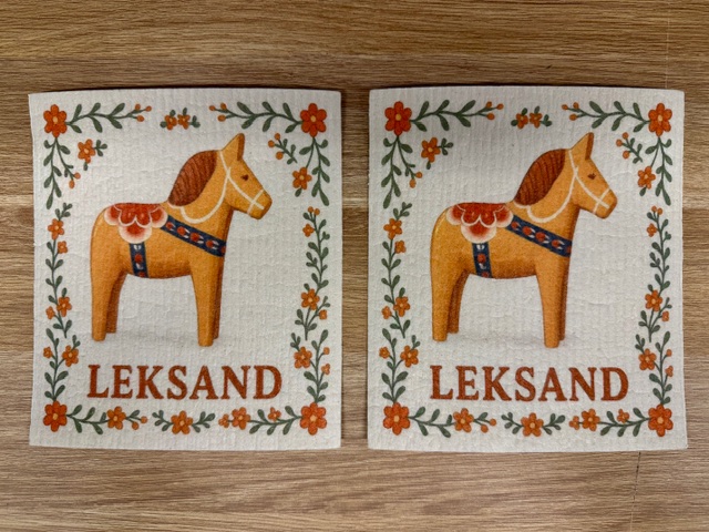 Dishcloth - Tribute to Leksand! - 2